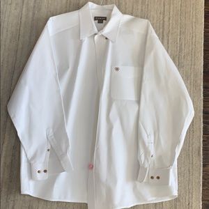 Men’s White Ariat Shirt XXL